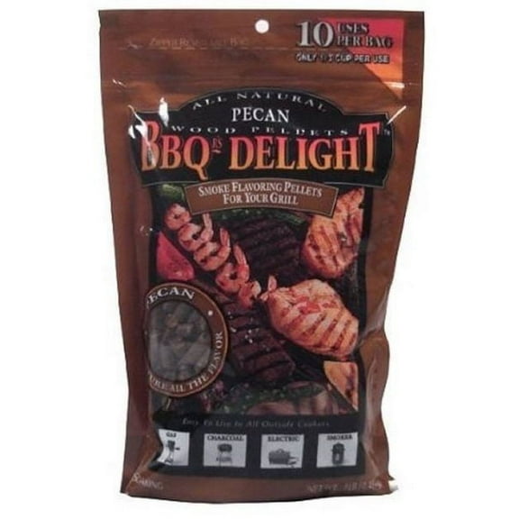 BBQr's Delight Pecan Flavor Cooking Pellets Smoking 1 lb Bag All Natural