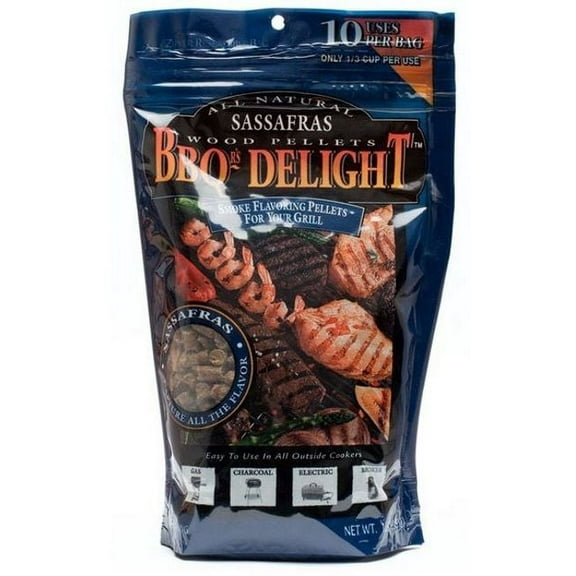 BBQrs Delight 1 lb BBQ Pellets Barbecue Smoking Wood Chips BBQ'rs