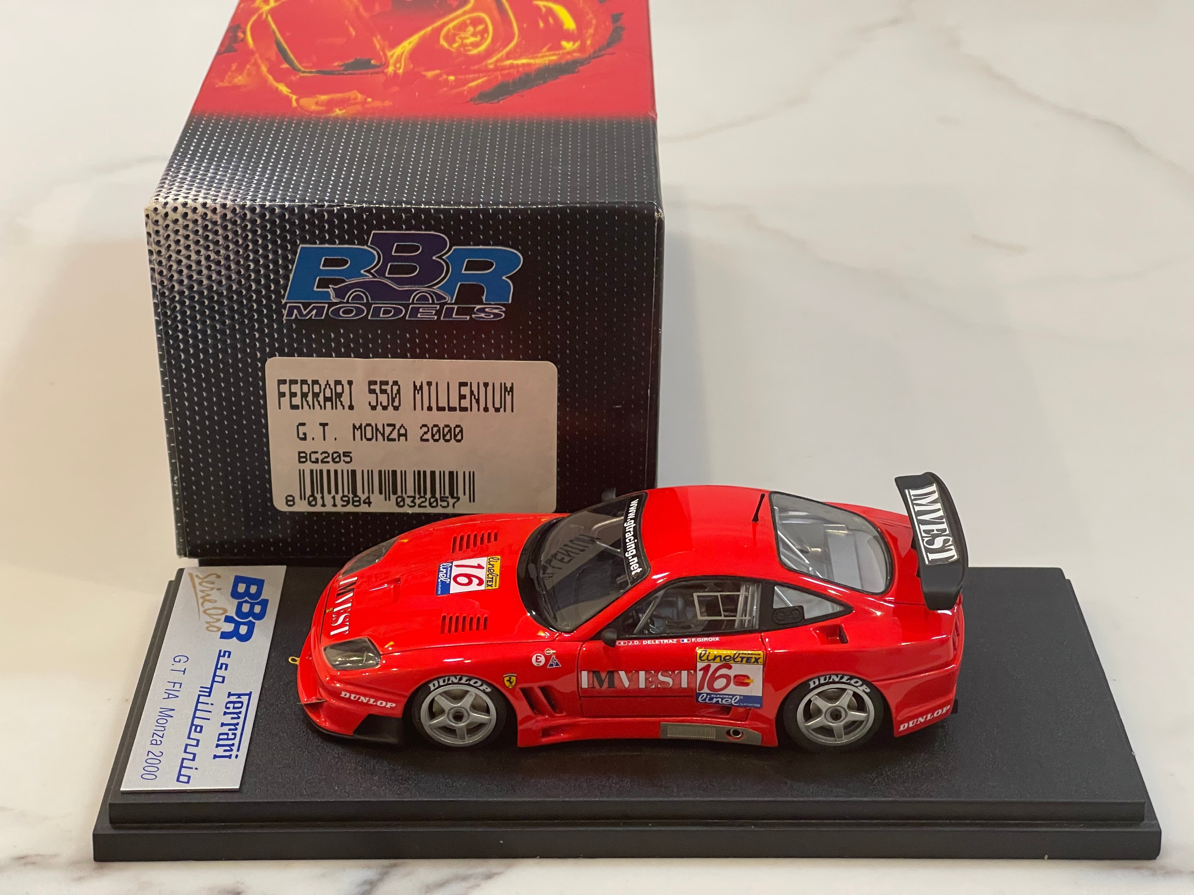 BBR Ferrari 550 ミレニアムGT 2000年モンツァ No.16