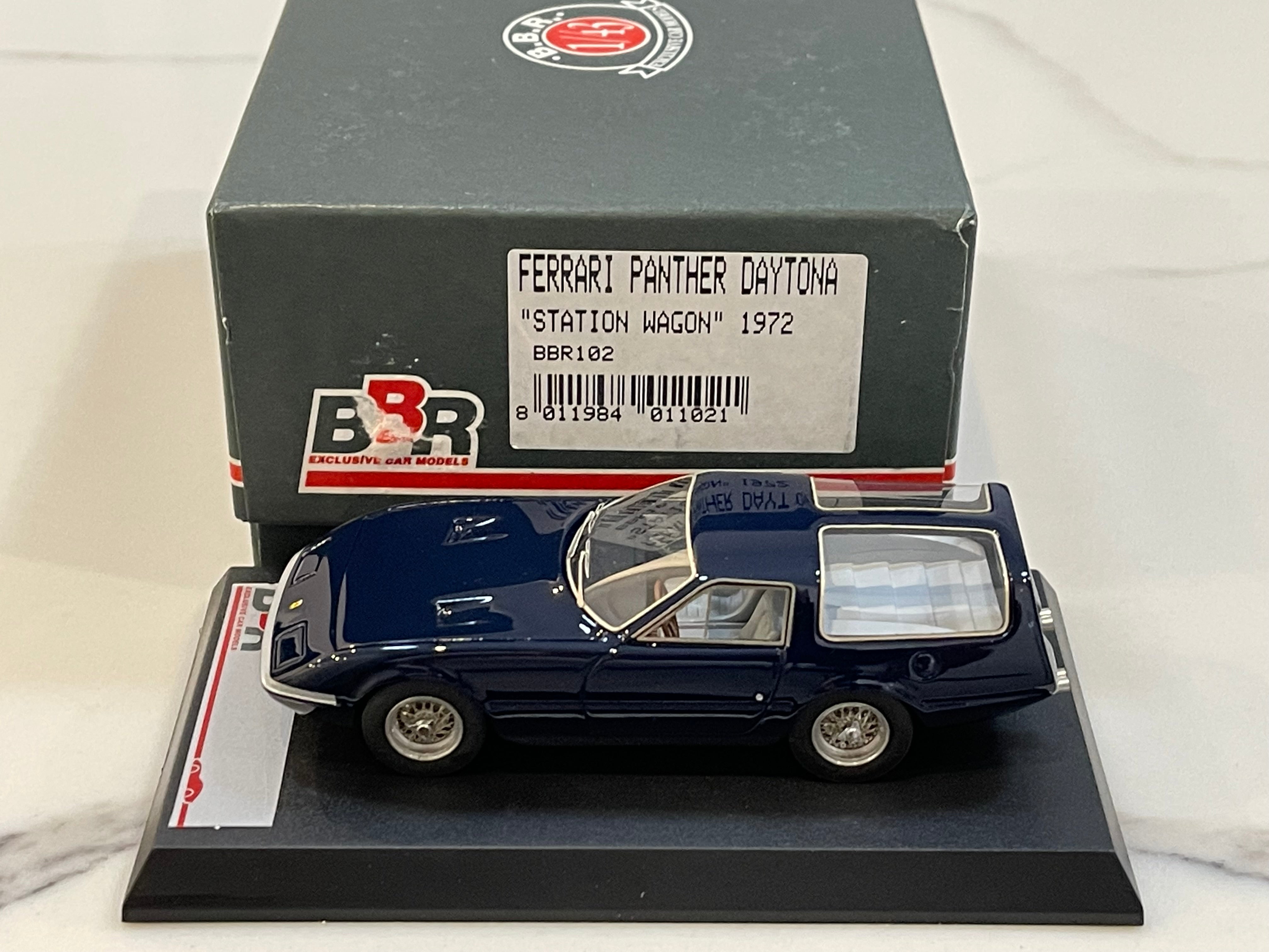 ミニカー Ferrari Panther Daytona 1972 1/43 BBR Ferrari Panther Daytona Wagon 1972 Dark Blue 1/43 Model