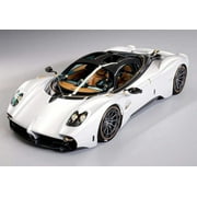BBR 2022 Pagani Utopia Pearl White with Carbon Fiber Roof WITH DISPLAY 1:18