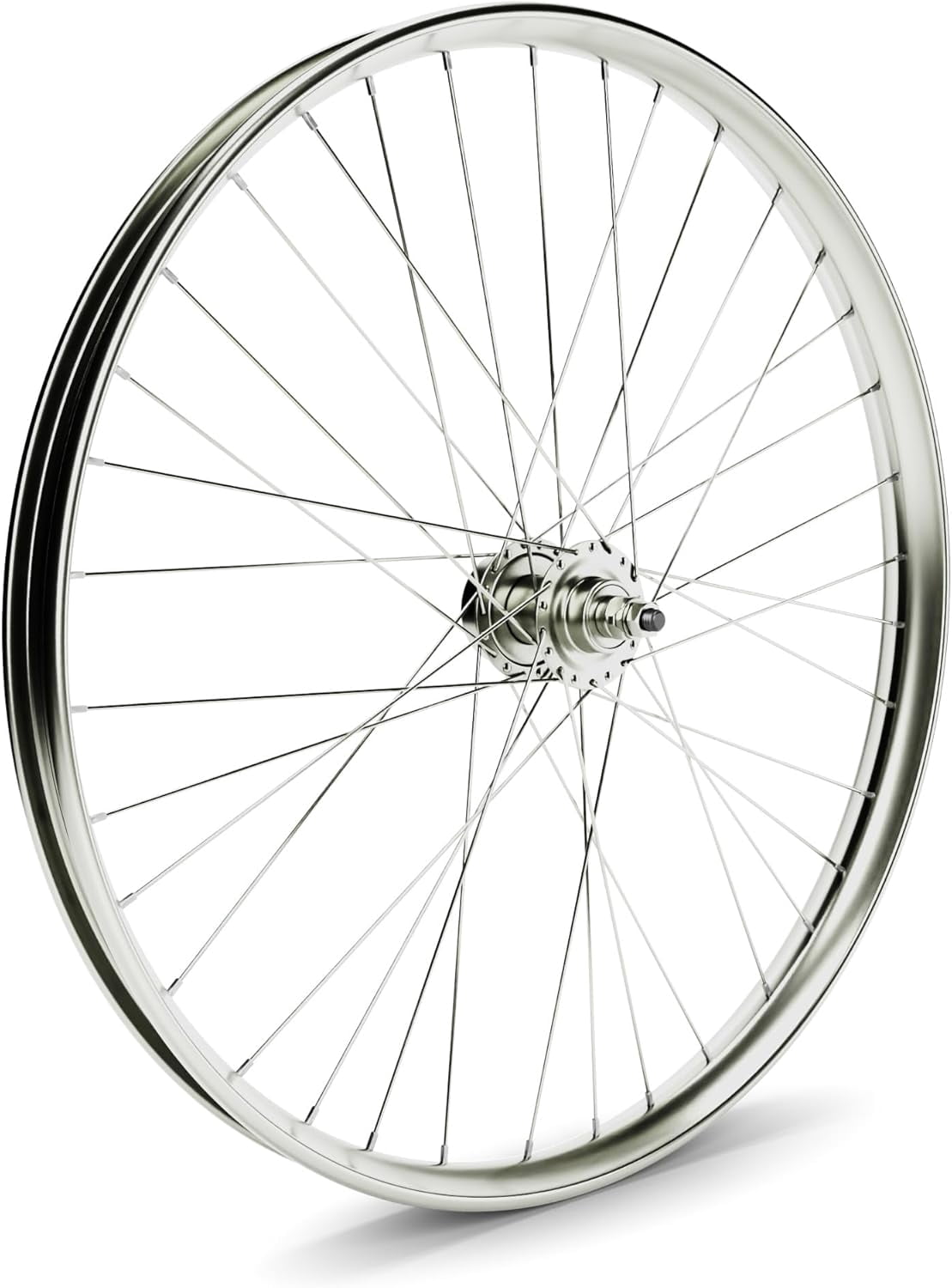 BBR Tuning Heavy Duty 12 Gauge 26Inch x 1.25 Inch Front Bike Rim - Bicycle Wheel - Mountain Bicicleta - Disc Brake & Caliper Brake Ready - Black