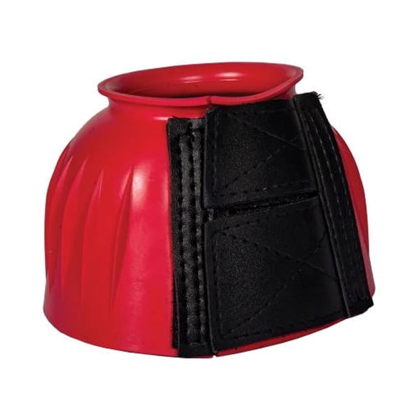 BBR20 Professional’s Choice Ribbed Rubber Bell Boots - Red - Large