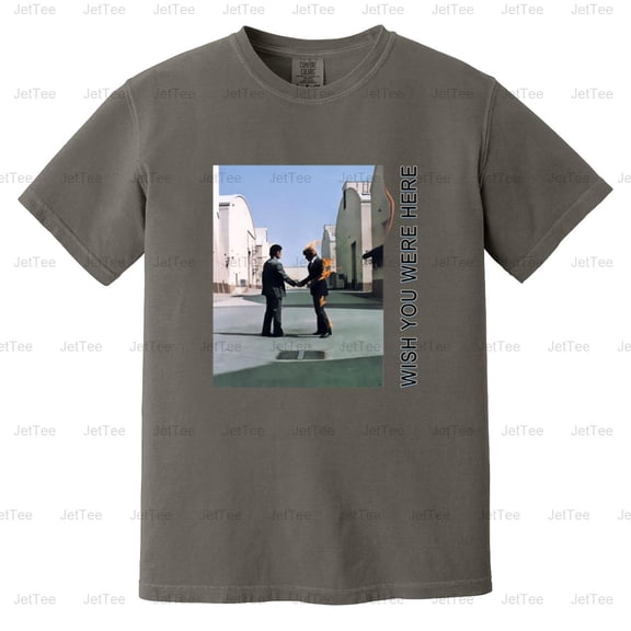 BBRB-003 - Wish You Were Here Music Album Cover Comfort Color T-Shirt Unisex, up to 4XL