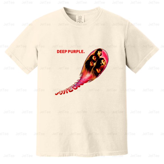 BBRB-021 Deep Purple - Fireball Music Album Cover Comfort Color T-Shirt Unisex, up to 4XL