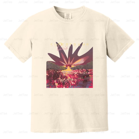 BBRB-029 Supertramp - Paris Music Album Cover Comfort Color T-Shirt Unisex, up to 4XL