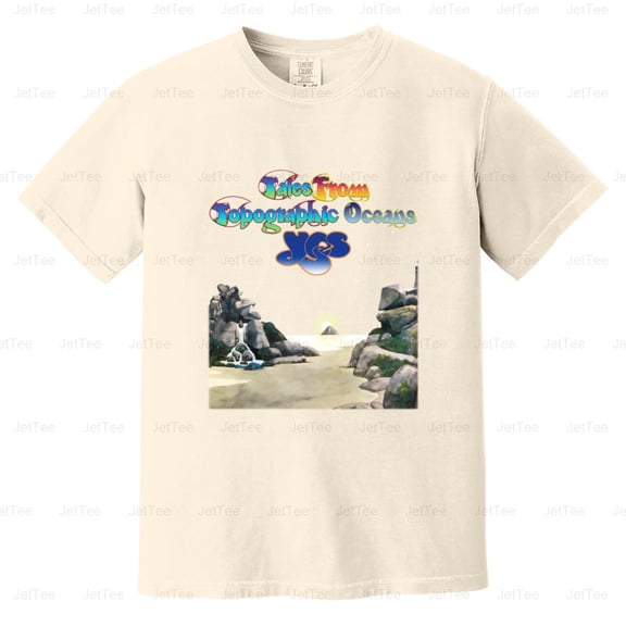 BBRB-030 Yes Band - Tales From Topographic Oceans Music Album Comfort Color T-Shirt Unisex, up to 4XL
