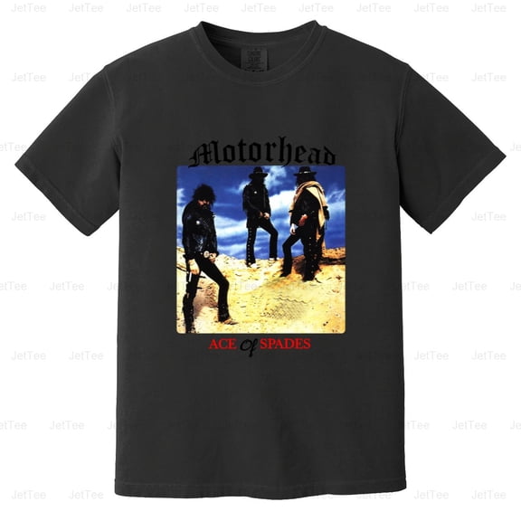 BBRB-031 Motorhead - Ace Of Spades Metal Album Cover Comfort Color T-Shirt Unisex, up to 4XL