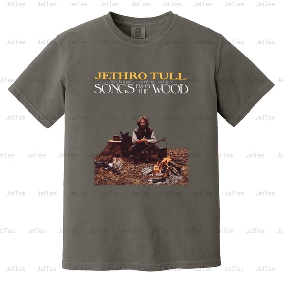 BBRB-034 Jethro Tull - Songs From The Wood Prog Rock Music Comfort Color T-Shirt Unisex, up to 4XL