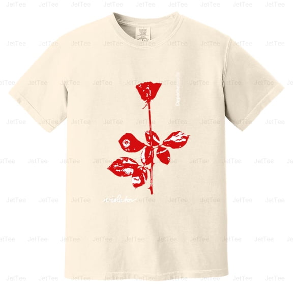 BBRB-038 Depeche Mode - Violator 2 Synth Pop Music Comfort Color T-Shirt Unisex, up to 4XL