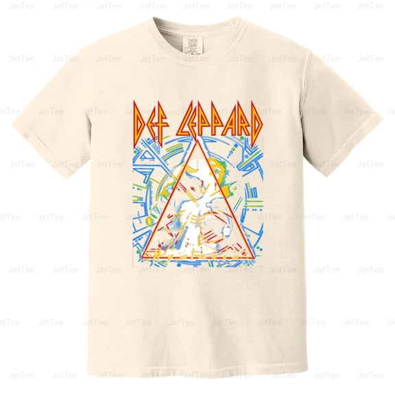 BBRB-045 - Hysteria Hair Metal Rock Music Comfort Color T-Shirt Unisex, up to 4XL