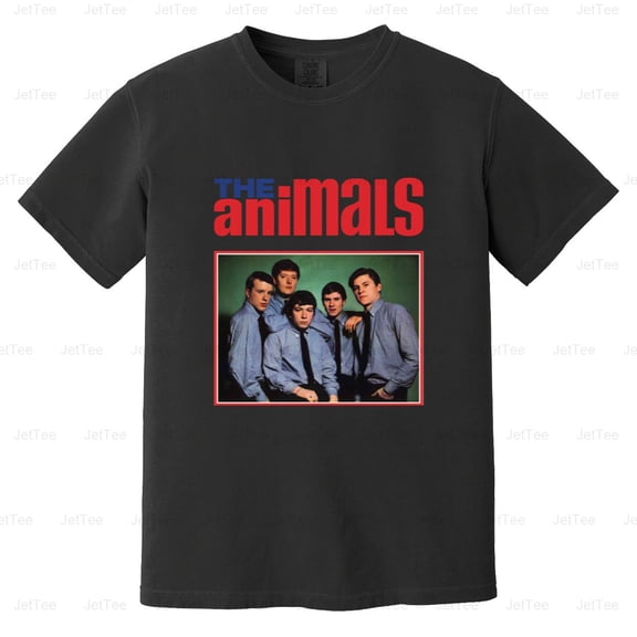 BBRB-052 Eric Burdon & The Animals - The Animals Blues Rock Music Comfort Color T-Shirt Unisex, up to 4XL