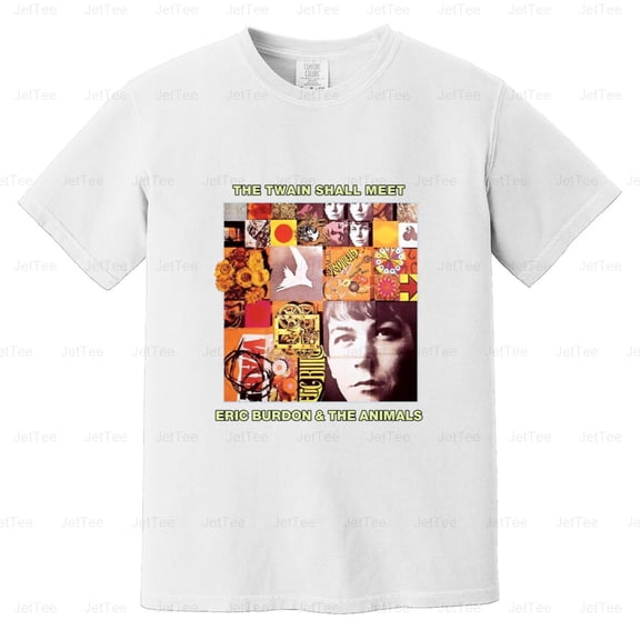 BBRB-052 Eric Burdon & The Animals - The Twain Shall Meet Blues Rock Comfort Color T-Shirt Unisex, up to 4XL
