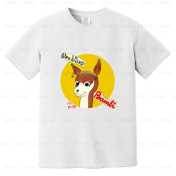 BBRB-061 Pistols - Who Killed Bambi Punk Rock Music Comfort Color T-Shirt Unisex, up to 4XL