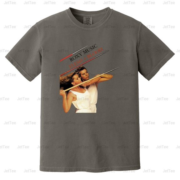 BBRB-080 Roxy Music - Flesh And Art Rock Music Comfort Color T-Shirt Unisex, up to 4XL