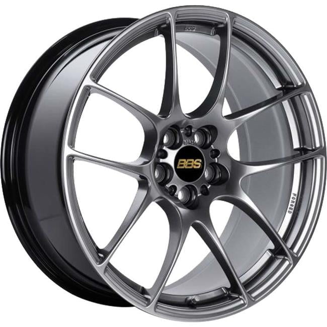 BBS  18 x 8.5 in. 112 Bore 45 Offset 82 mm PFS & Clip Required BBS RF Series Diamond Black Wheel