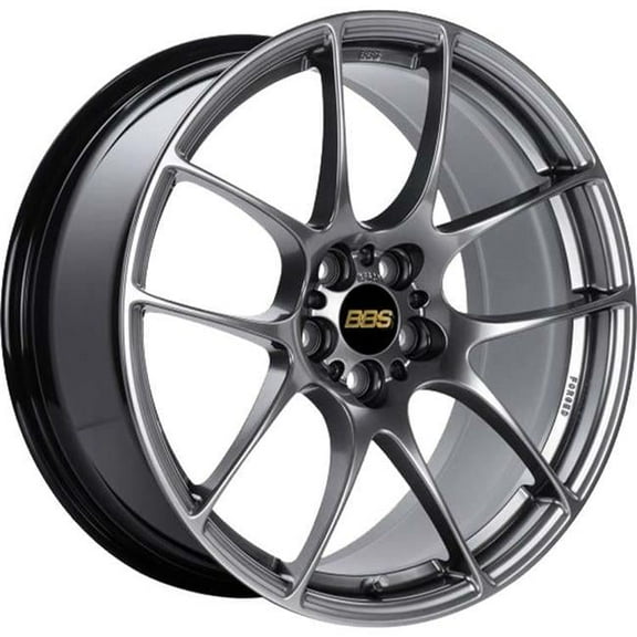 BBS 18 x 8.5 in. 112 Bore 45 Offset 82 mm PFS & Clip Required BBS RF Series Diamond Black Wheel