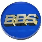 BBS  70.6 mm 3-Tab Center Cap, Blue & Gold