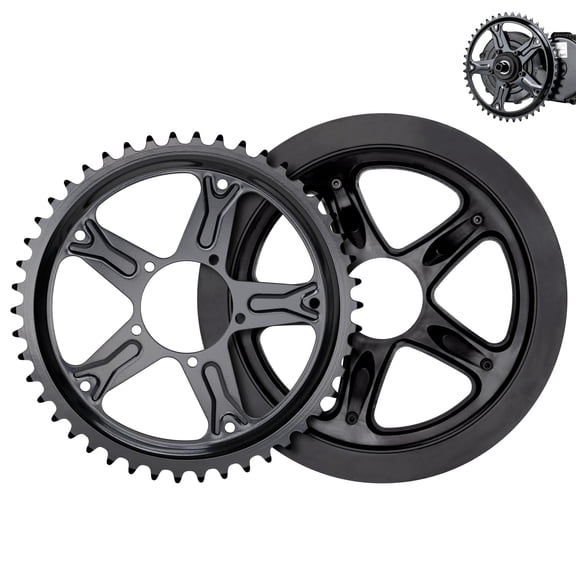 BBS Chainring 44T for BAFANG BBS01 BBS02 BBS01B BBS02B Mid Motor Kit Electric Bike Spare Parts Bicycle Chain Ring