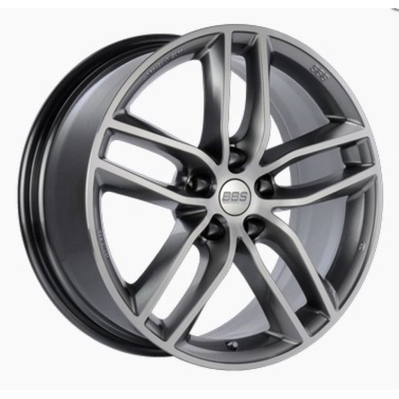 BBS SX 19x8.5 5x112 ET32 Gloss Platinum Diamond Cut Face Wheel -82mm PFS/Clip Required