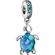 BBT Ocean Blue Sea Turtle Charm