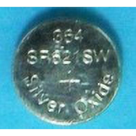 BBW 364 - SR621 Silver Oxide Button Battery 1.55V - 50 Pack + FREE SHIPPING!