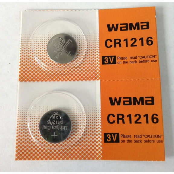 BBW CR1216 3V Lithium Coin Battery 2 Pack