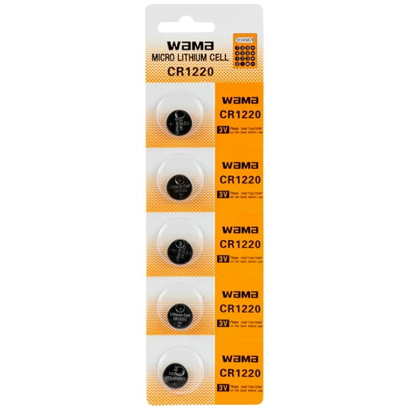 BBW CR1220 3V Lithium Coin Battery 25 Pack - FREE SHIPPING!