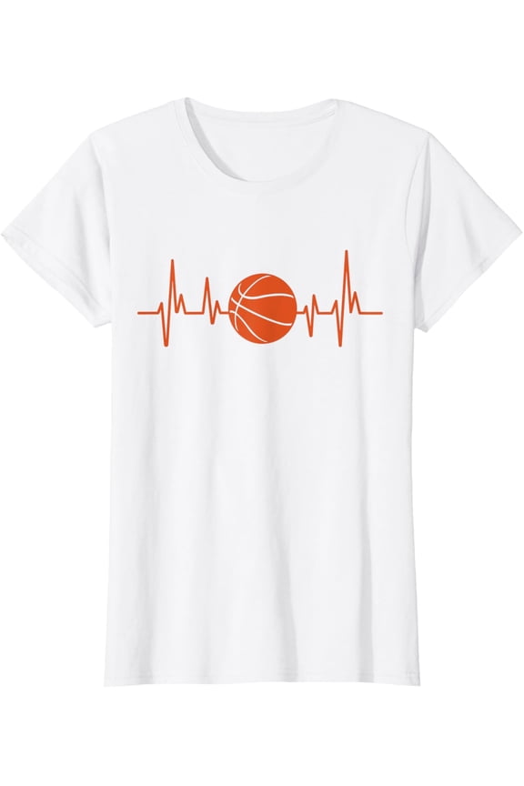 BBall TShirt Heartbeat Basketball TShirt T-Shirt