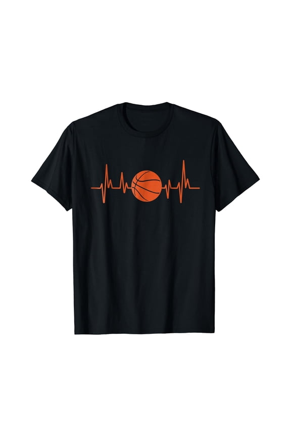 BBall TShirt Heartbeat Basketball TShirt, Unisex T-Shirt
