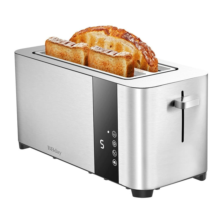 Toastmaster 4-Slice Extra-Wide-Slot Toaster Stainless-Steel TM-43TS - Best  Buy