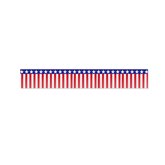 BBilaBu 4th of July Parade Floats Foil Fringe,American Flag Stripes and Stars,for Birthday Wedding Dec 4th of July Homecoming Float