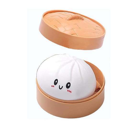 BBilaBu 6/10 Inch Jumbo Dumpling Stress Ball, Giant Dumpling Soft Squeeze Decompression Dough, Anxiety Relief Fidget Ball