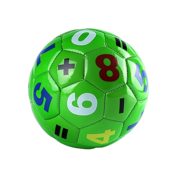 BBilaBu Alphabet Number Mini Soccer Balls, Football T0ys, Soft Sport Indoor Outdoor Ball ,for Parties, Operation Christmas