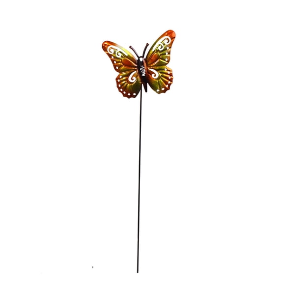 BBilaBu Butterfly Garden Stakes Decor ,Colorful Butterflies Decorations,Metal Yard Art for Outdoor Lawn Porch Pathway Yard Patio