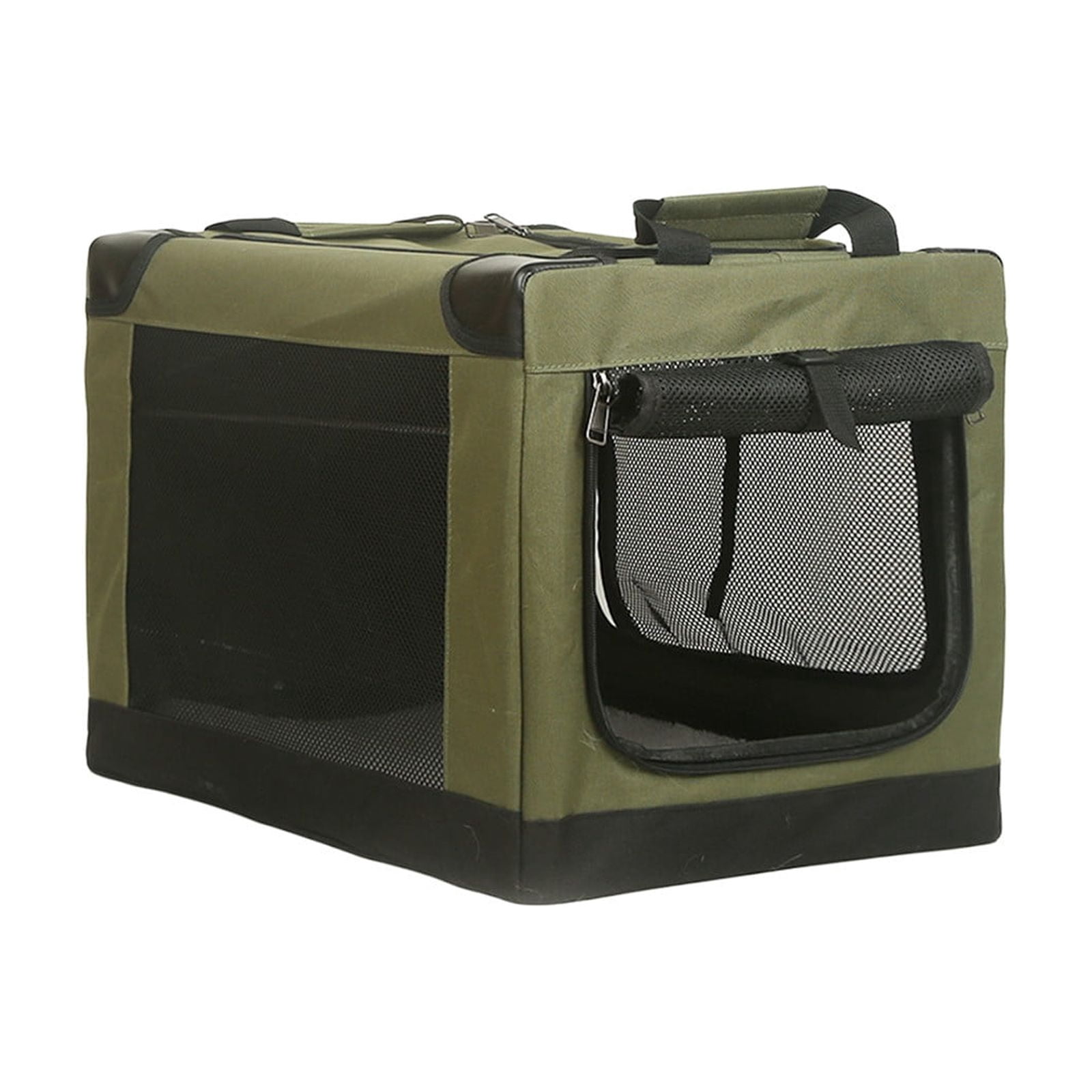 BBilaBu Fashions Portable, Collapsible,Kennel Travel Cat and Dog Crate 19.7*13.8*13.8Inch