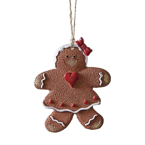 BBilaBu Gingerbread Man Ornaments for Christmas Tree,Assorted Gingerbread Figurines Ornaments, Christmas Tree Hanging Decoration
