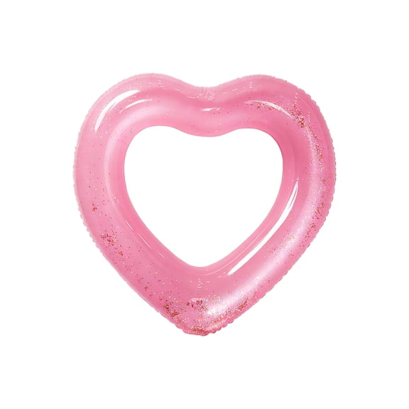 BBilaBu Heart Swimming Pool Float Loungers Tube,Water Fun Beach Party T0ys,Birthday Scene Layout Props