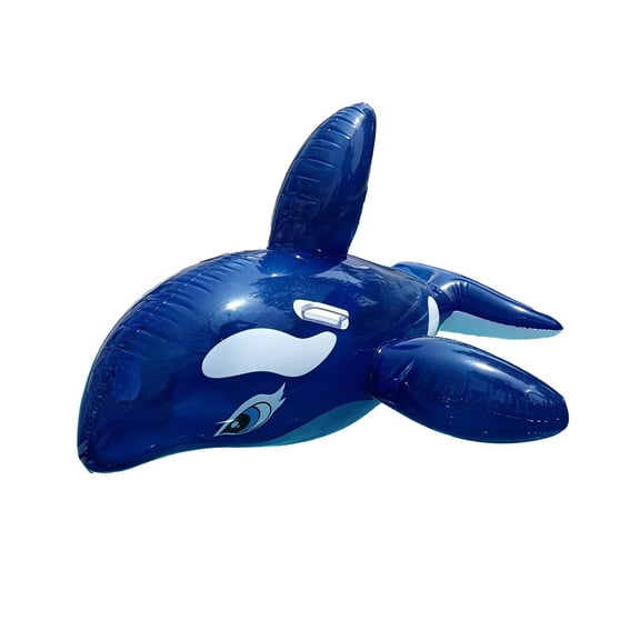 BBilaBu Inflatable Floating Lounger Whale Shaped,Heavy Duty PVC Pool Float,Beach Lake Pool Party Accessories