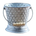 thumbnail image 1 of BBilaBu Metal Rustic Plant Pot,Farmhouse Galvanized Planters with Drain Hole and Handle,Vintage Flowerpot for Indoor Wedding Centerpiece, 1 of 6