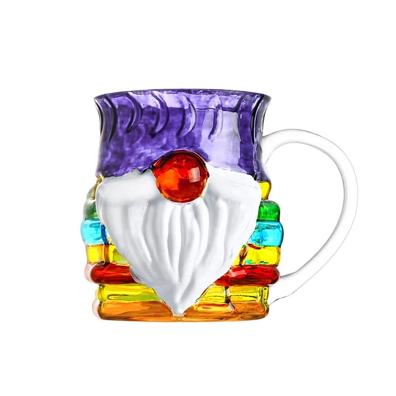 BBilaBu Painted Gnome Book Mug,Unique Books Stack Coffee Cup,Novelty 3D Painted Books Coffee Mug,Unique Gifts for Book Lovers350ml