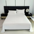 thumbnail image 1 of BBilaBu Twin Solid Color Bed Sheet,Comfy Breathable and Cooling,Soft Pure Cotton,Shrinkage and Fade Resistant,for Single Beds and Student Dormitories 47.2" x 90", 1 of 6