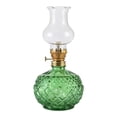 thumbnail image 1 of BBilaBu Vintage Style Oil Lamp with Glass Candle Holder,Adjustable Flame Indoor Kerosene Lamp,for Table Wedding Living Room or Bedroom, 1 of 9