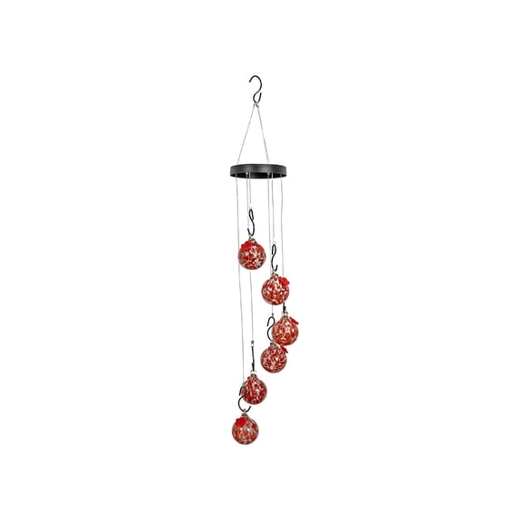 BBilaBu Wind Chimes Hummingbird Feeders for Outdoors Hanging,Ant and Bee Proof,Never Leak,Perfect Garden Decor for Outside