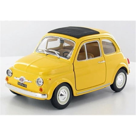 BBurago 1965 Fiat 500 F, Yellow
