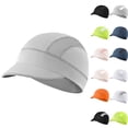 thumbnail image 1 of BByeadc Cycling Cap, Cooling Skull Cap Helmet Liner with Sun Visor, Sun Protection Running Bike Cap for Men Women Under Helmet,Multicolor(one size), 1 of 4