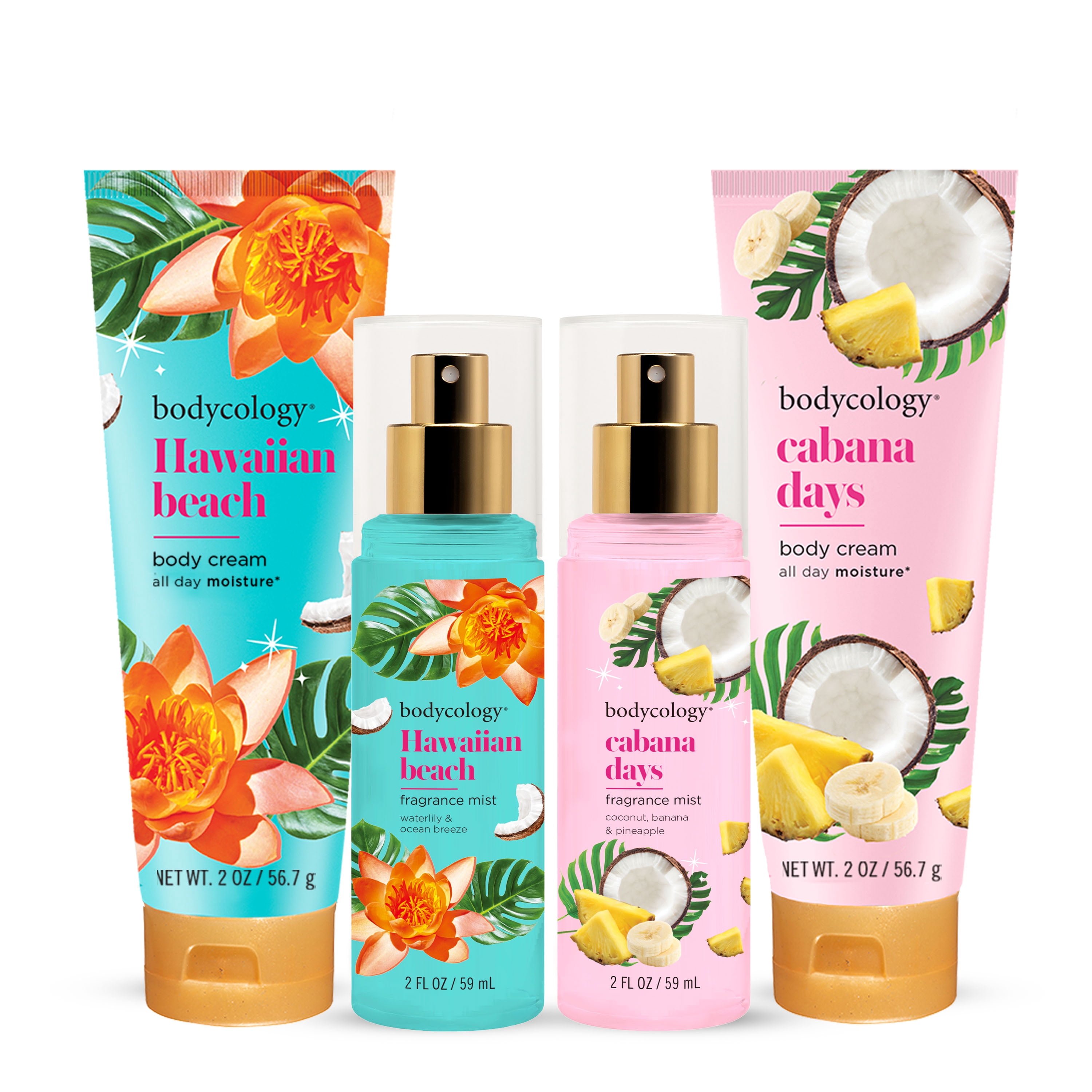 Bodycology Mix & Mingle Holiday Layering Gift Set, 4 Piece