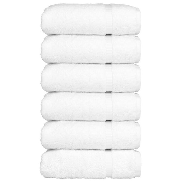 BC BARE COTTON 1 Eco Products (Washcloths - Set of 6, White)