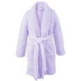 thumbnail image 1 of BC BARE COTTON Bare Cotton Kids Microfiber Fleece Shawl Robe - Girls - Lavender - Large, 1 of 2