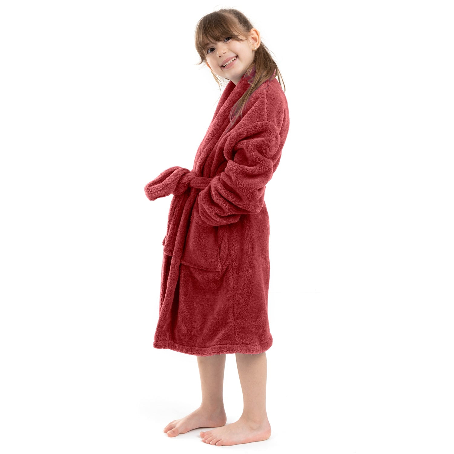 Bc Robe BC BARE COTTON Bare Cotton Kids Microfiber Fleece Shawl Robe - Girls ...